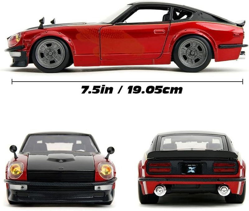 Datsun 240Z Coupè 1972 "Fast & Furious F10" Red Black 1:24 - 79011