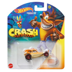 Hot Wheels Character Car New "Crash Bandicoot" 1:64 - 79104