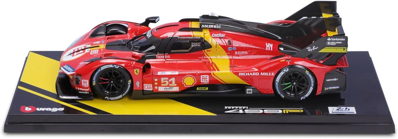 Ferrari 499P 3.0L Turbo V6 Team Ferrari AF Corse 51 Winner 24h Le Mans 2023 James Calado - Antonio Giovinazzi - Alessandro Pier Guidi 1:18 - 79151