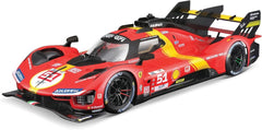 Ferrari 499P 3.0L Turbo V6 Team Ferrari AF Corse 51 Winner 24h Le Mans 2023 J. Calado - A. Giovinazzi - A. Pier Guidi 1:18 - 79156