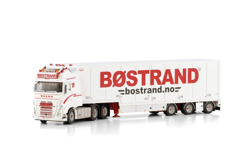 Volvo FH5 Globetrotter XL 6x2 Tag Axle Box Trailer 3 Assi "Bostrand" 1:50 - 79176