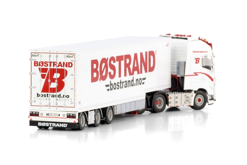 Volvo FH5 Globetrotter XL 6x2 Tag Axle Box Trailer 3 Assi "Bostrand" 1:50 - 79179