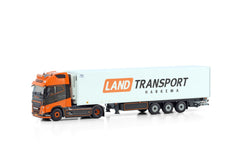 Volvo FH5 Globetrotter XL 4x2 Refeer Trailer 3 Assi "Land Transport" 1:50 - 79180