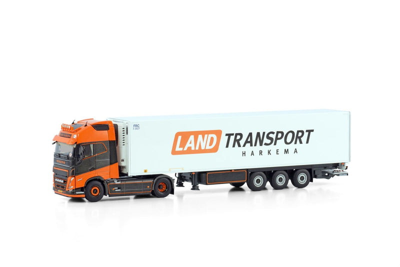 Volvo FH5 Globetrotter XL 4x2 Refeer Trailer 3 Assi "Land Transport" 1:50 - 79180