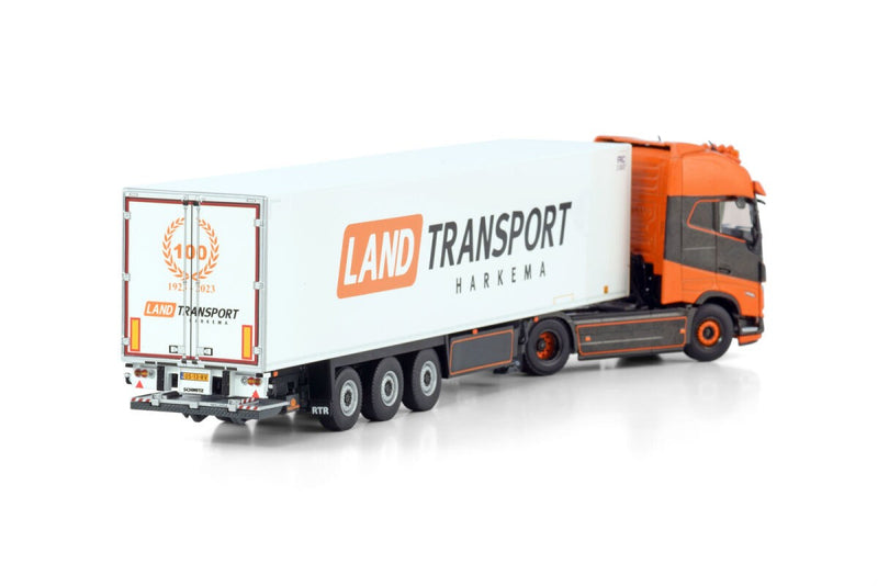 Volvo FH5 Globetrotter XL 4x2 Refeer Trailer 3 Assi "Land Transport" 1:50 - 79183