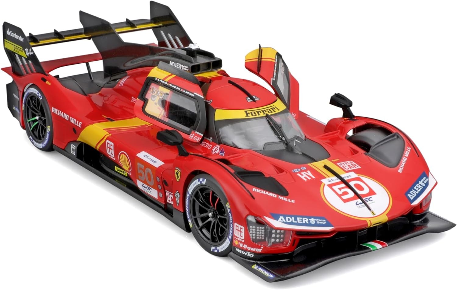 Ferrari 499P 3.0L Turbo V6 Team Ferrari AF Corse 50 5th & Pole Position 24h Le Mans 2023 A. Fuoco - M. Molina - N. Nielsen  1:18 - 79277