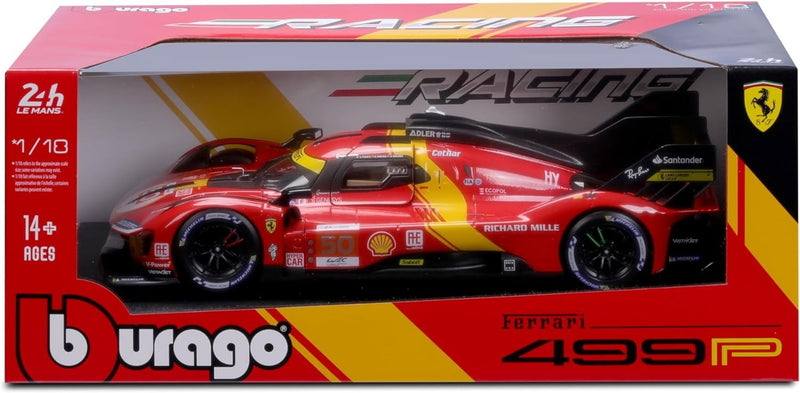 Ferrari 499P 3.0L Turbo V6 Team Ferrari AF Corse 50 5th & Pole Position 24h Le Mans 2023 A. Fuoco - M. Molina - N. Nielsen  1:18 - 79280