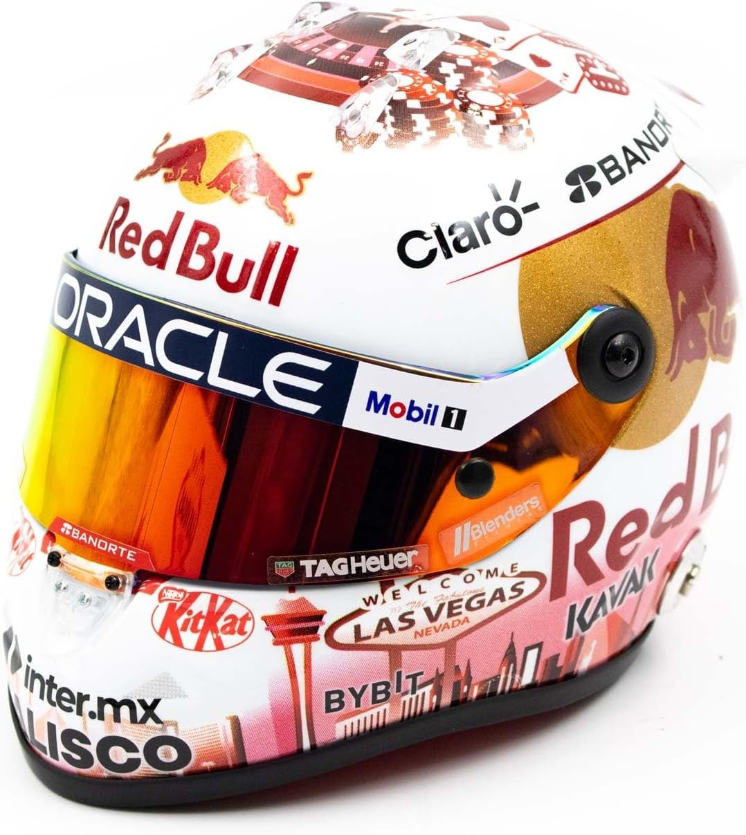 Sergio Perez Casco Schuberth Las Vegas USA GP 2023 Red Bull Racing Oracle 1:2 - 79367