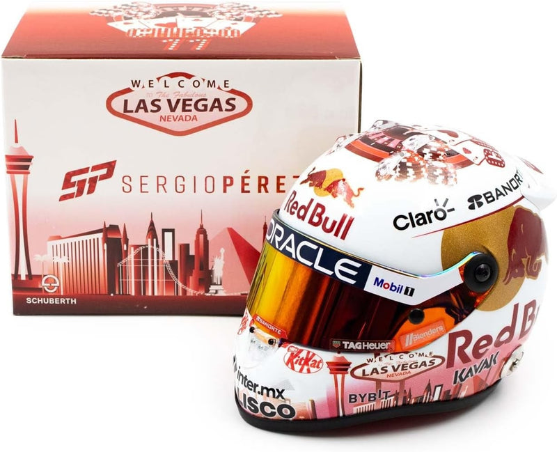 Sergio Perez Casco Schuberth Las Vegas USA GP 2023 Red Bull Racing Oracle 1:2 - 79373