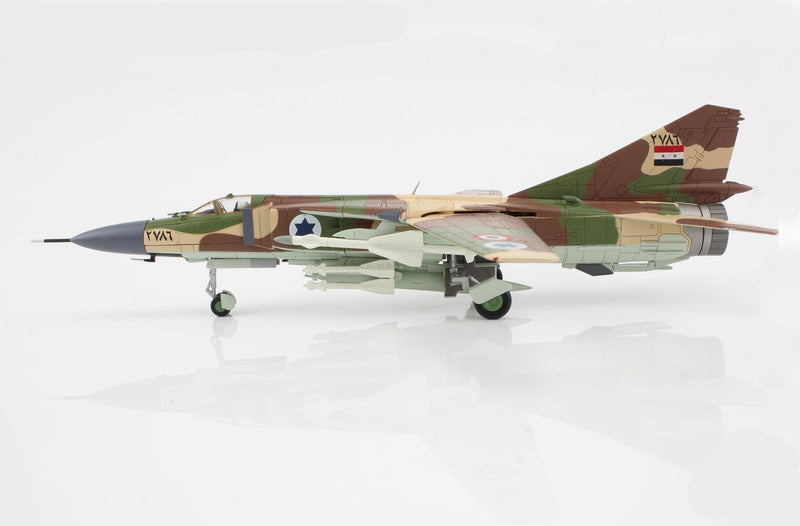 MIG-23ML Flogger 2786 Israeli Air Force 1990s "defection plane of Maj. Adul Bassem of Syria AF" 1:72 - 79537