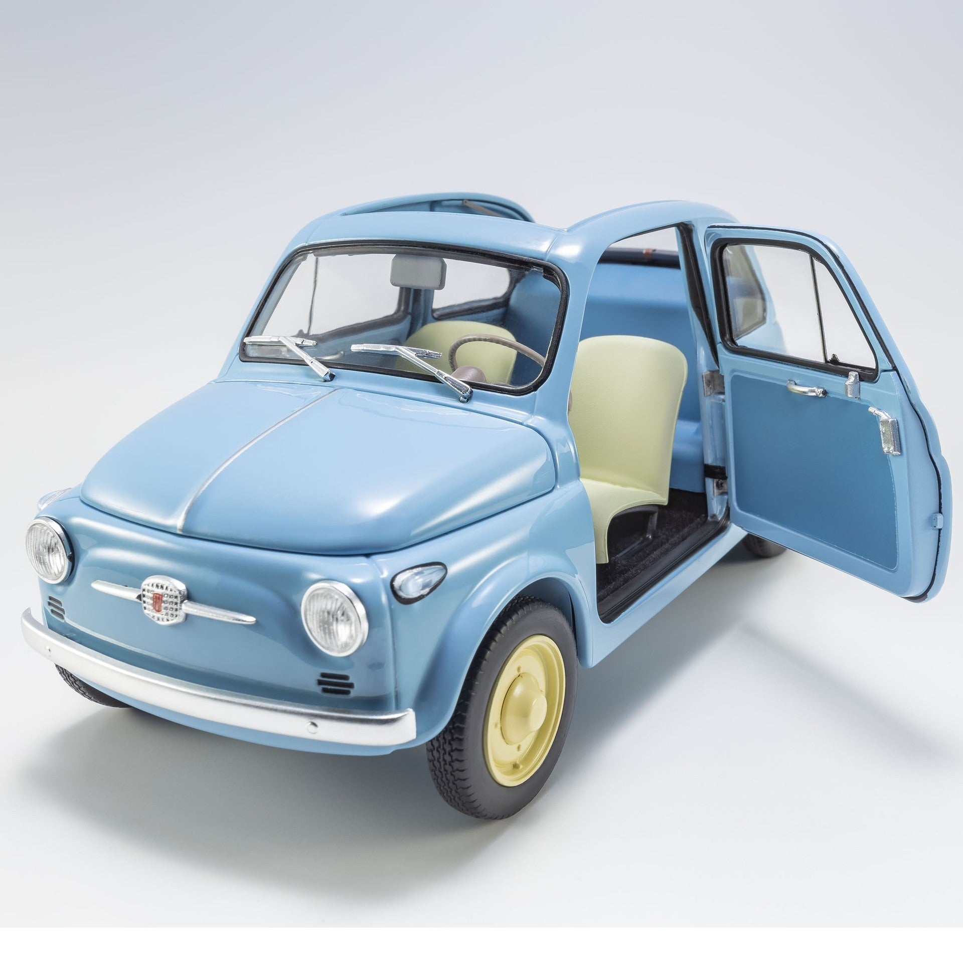 Fiat Nuova 500 1957 Celeste Crociera 1:18 - 79656
