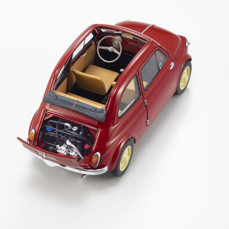 Fiat Nuova 500 1957 Rosso Corallo 1:18 - 79663