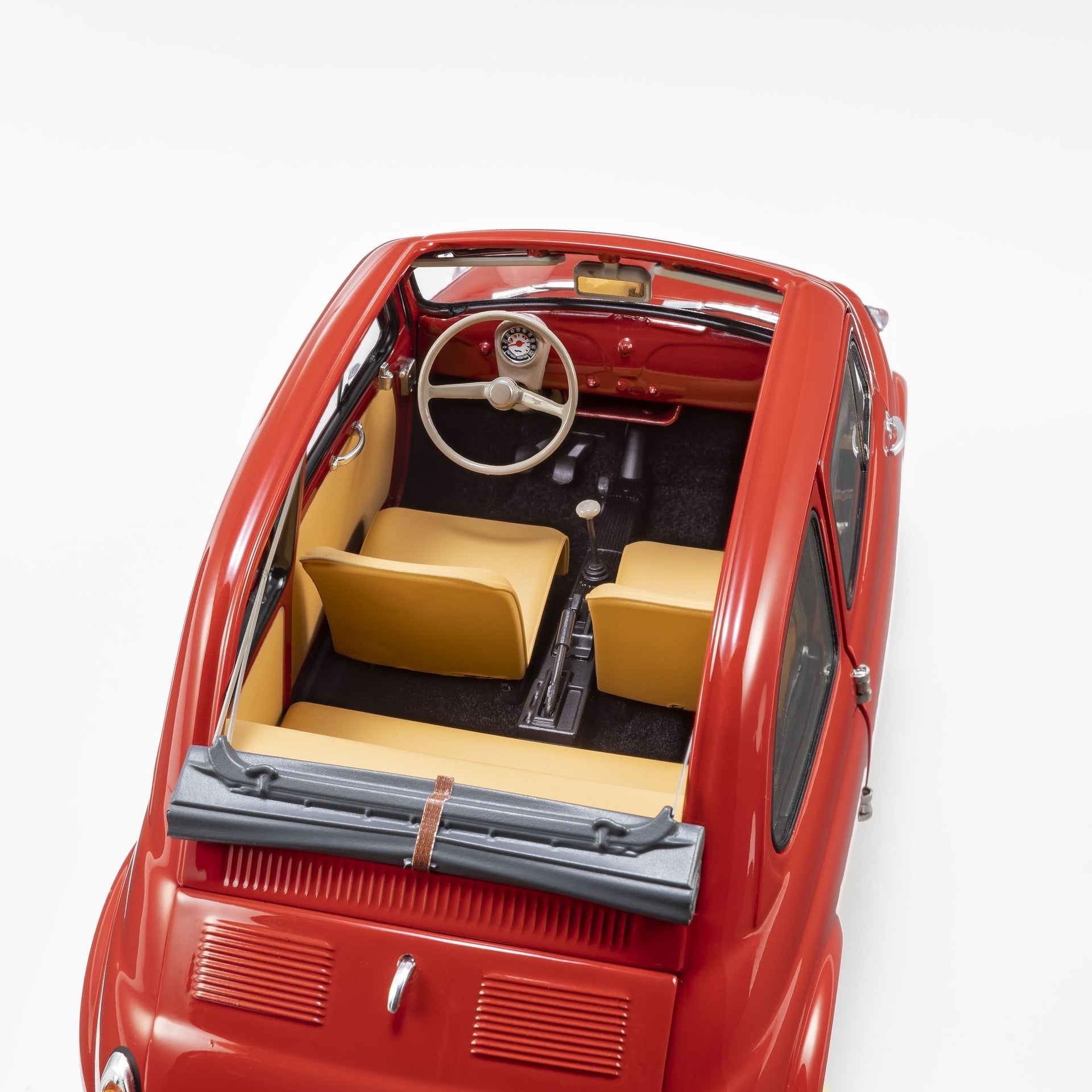 Fiat Nuova 500 1957 Rosso Corallo 1:18 - 79667