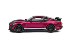 Ford Shelby Mustang GT500 2020 Purple - White stripes 1:43 - 79798