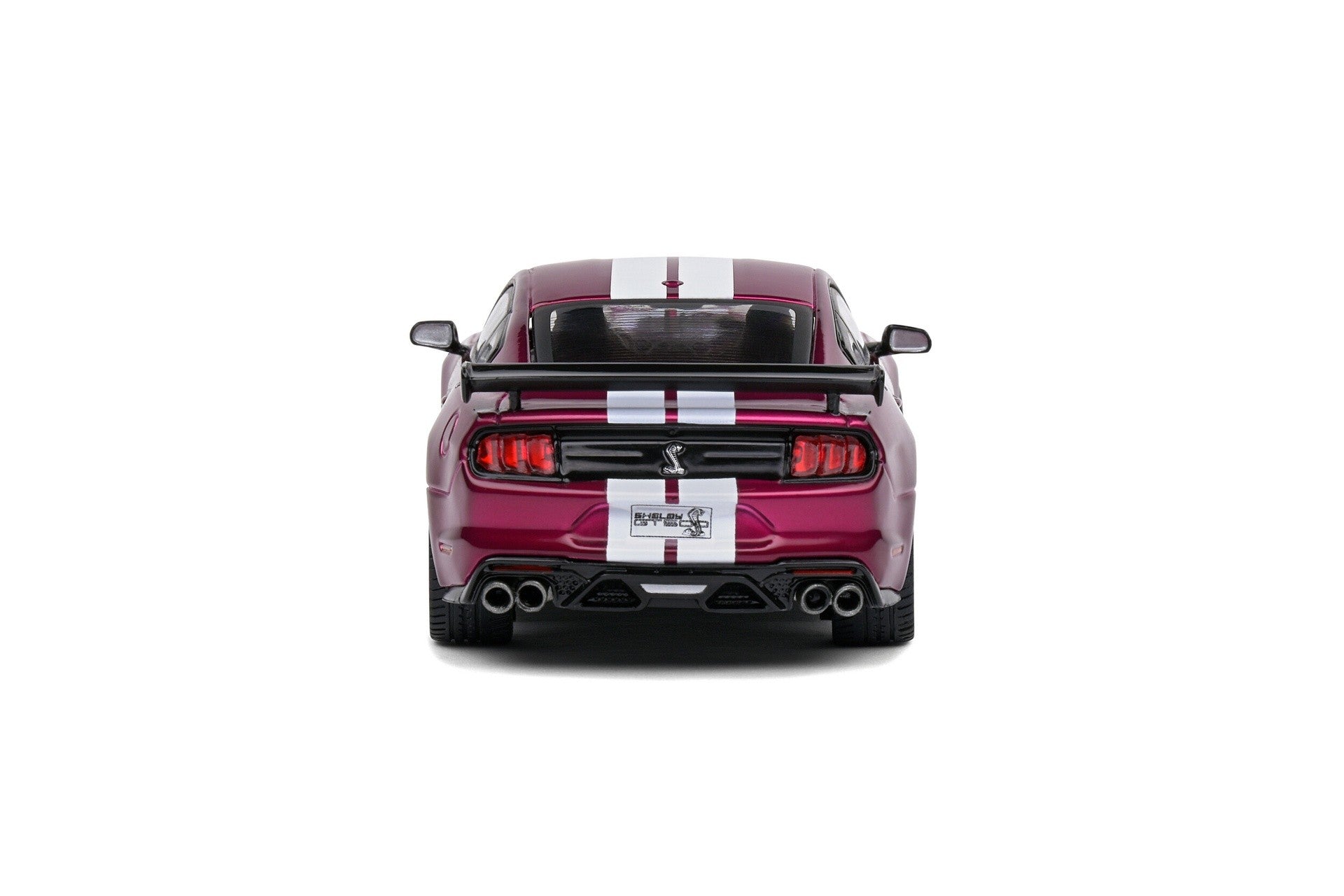Ford Shelby Mustang GT500 2020 Purple - White stripes 1:43 - 79799