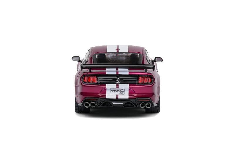 Ford Shelby Mustang GT500 2020 Purple - White stripes 1:43 - 79799