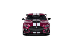 Ford Shelby Mustang GT500 2020 Purple - White stripes 1:43 - 79802