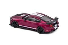 Ford Shelby Mustang GT500 2020 Purple - White stripes 1:43 - 79803