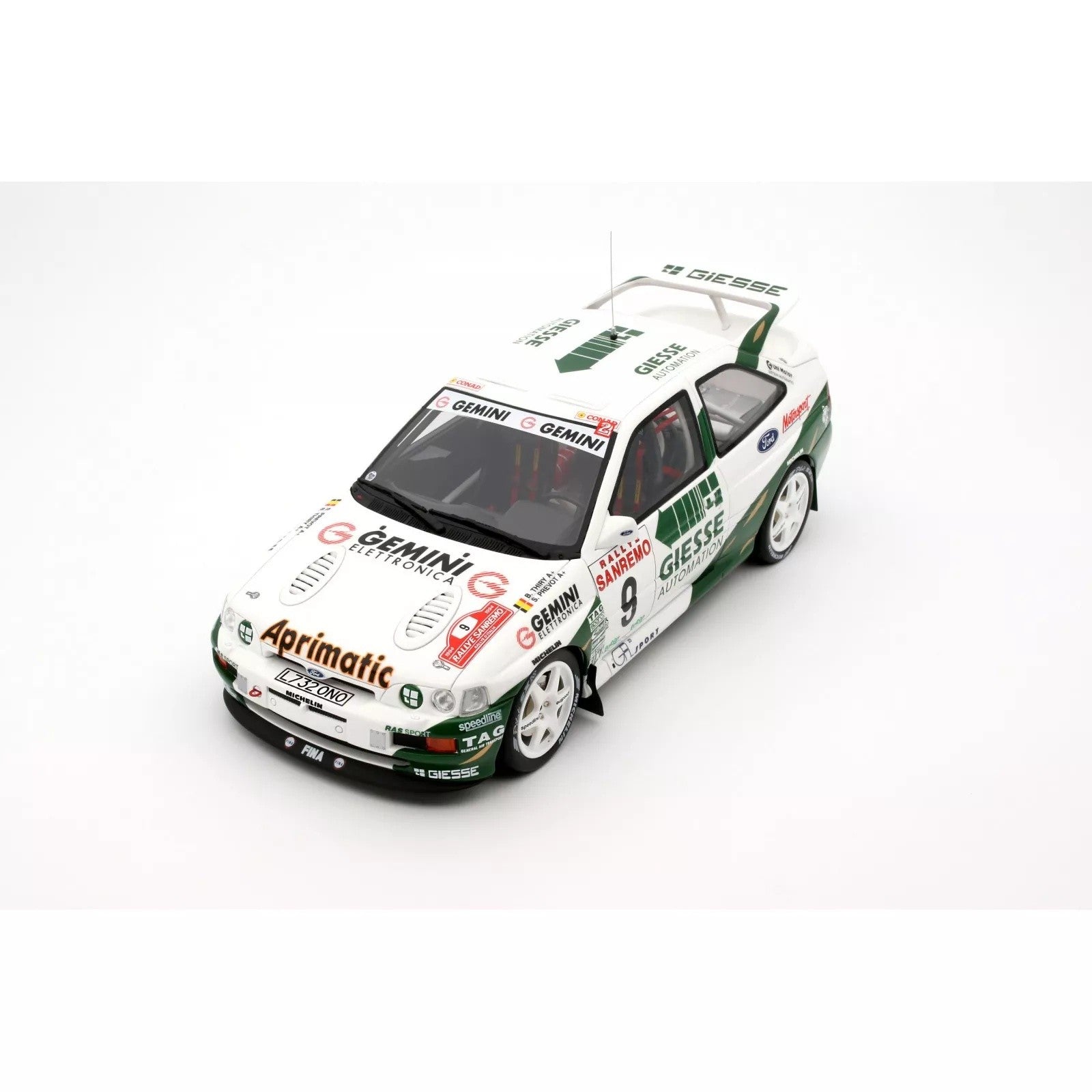 Ford Escort RS Cosworth Gr.A Rally Sanremo 1994 B. Thiry - S. Prevot 1:18 - 79935