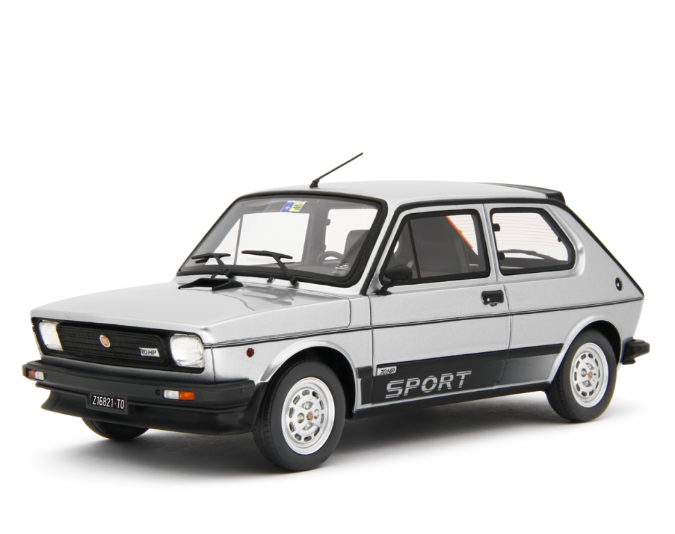 Fiat 127 Sport 70 HP 1981 Grigio metallizzato 1:18 - 79988