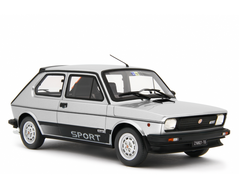Fiat 127 Sport 70 HP 1981 Grigio metallizzato 1:18 - 79990
