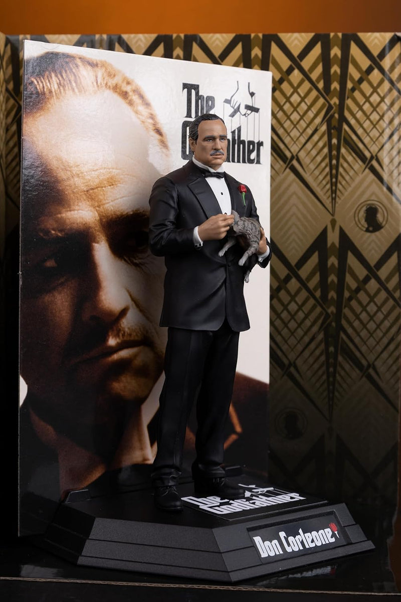 Don Vito Corleone Il Parino Movie Maniacs The Godfather Posed Figure 16cm-11