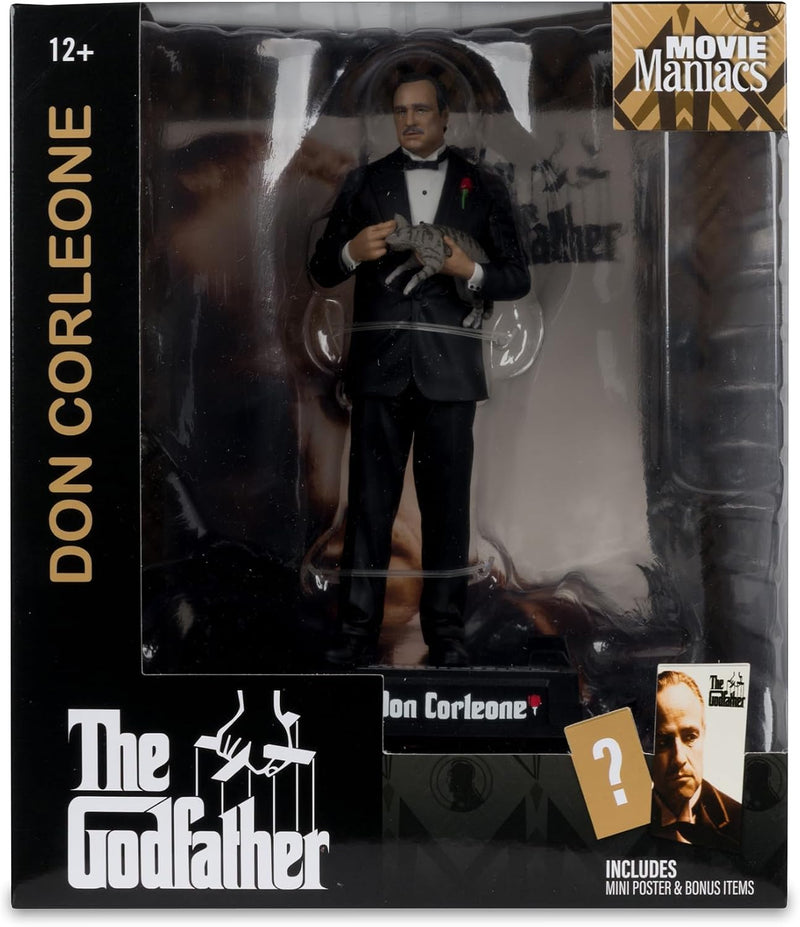 Don Vito Corleone Il Parino Movie Maniacs The Godfather Posed Figure 16cm-6