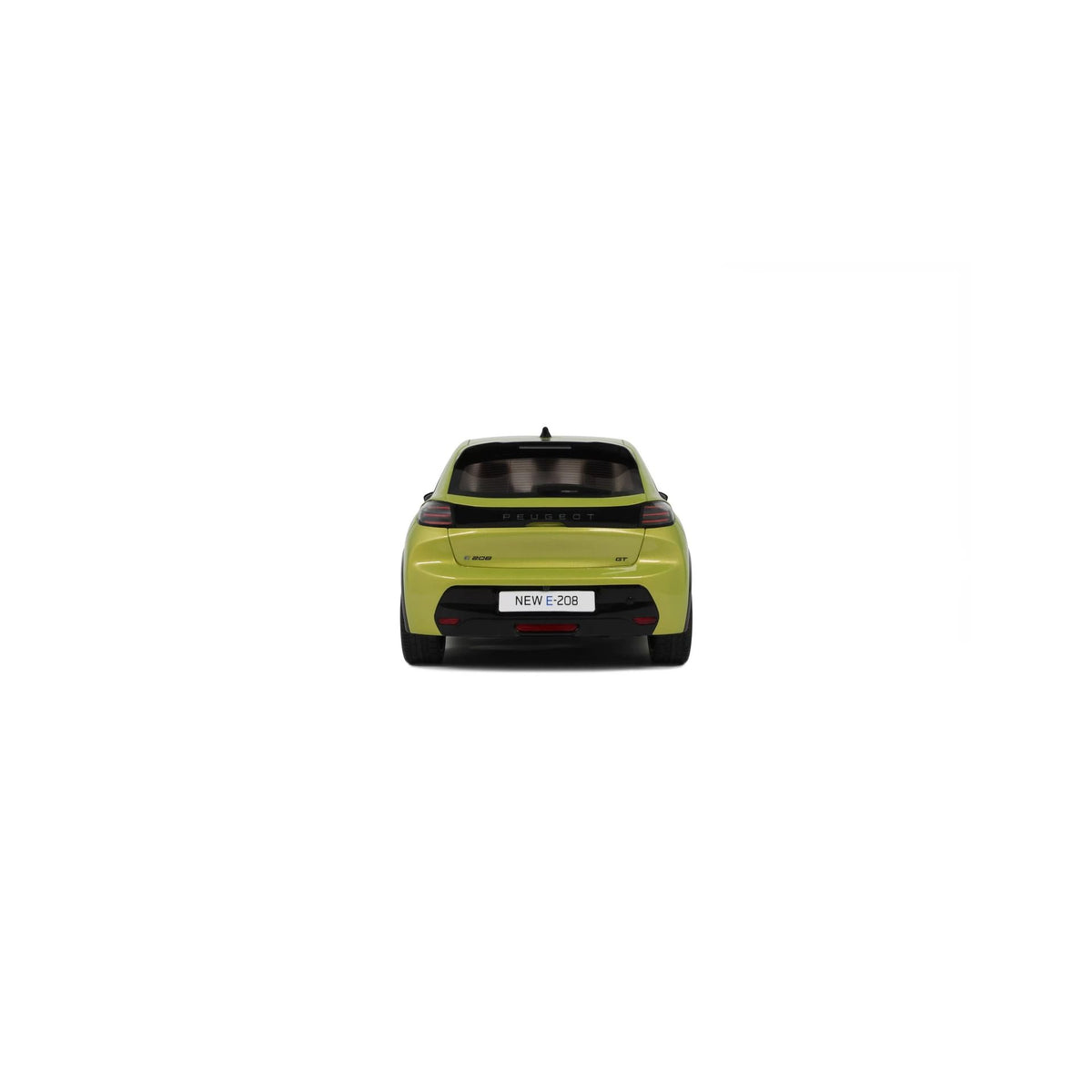 Peugeot e-208 GT 2024 Jaune Agueda 1:18-4