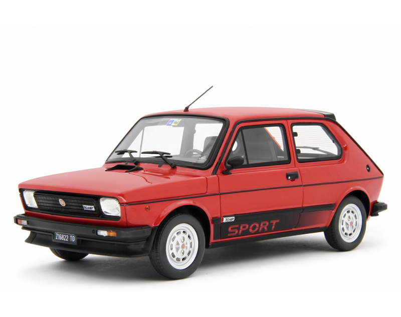 Fiat 127 Sport 70 HP 1981 Rosso 1:18 - 80002