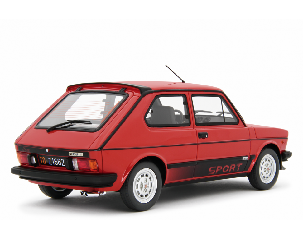 Fiat 127 Sport 70 HP 1981 Rosso 1:18 - 80003