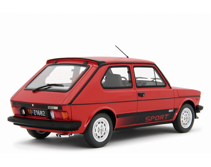 Fiat 127 Sport 70 HP 1981 Rosso 1:18 - 80003