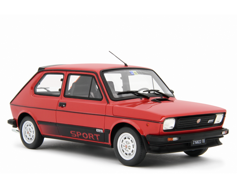 Fiat 127 Sport 70 HP 1981 Rosso 1:18 - 80004