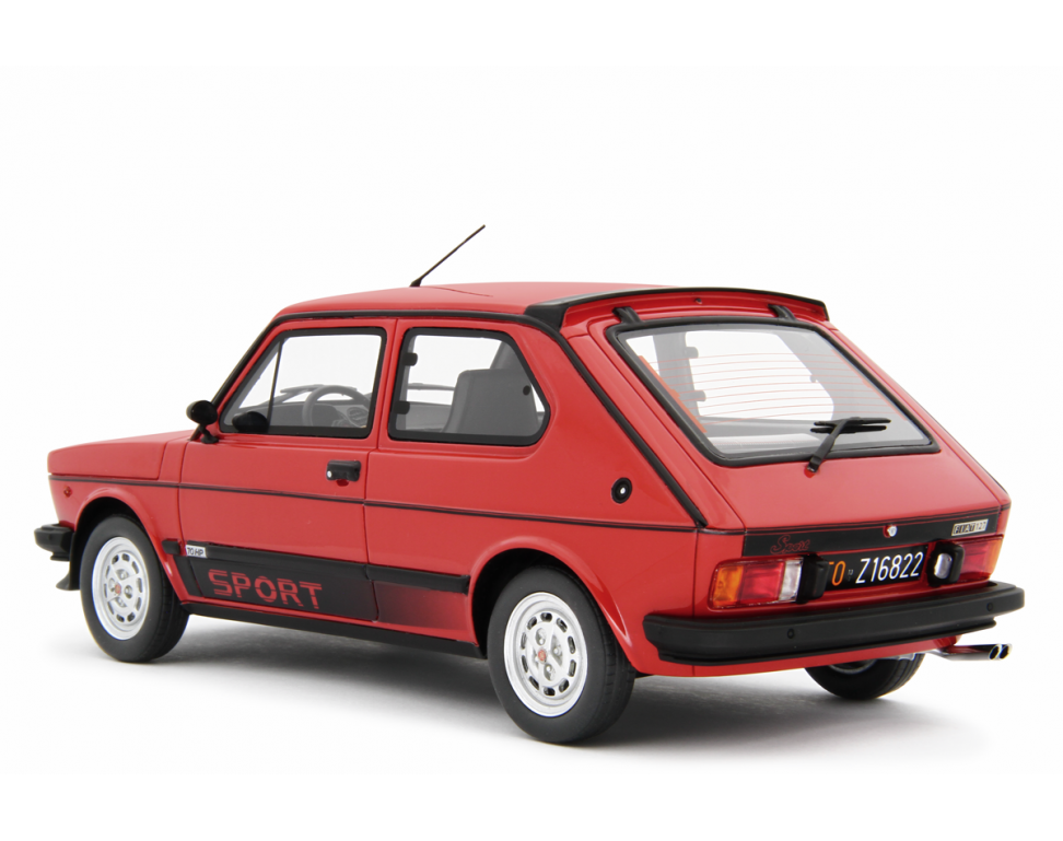 Fiat 127 Sport 70 HP 1981 Rosso 1:18 - 80005