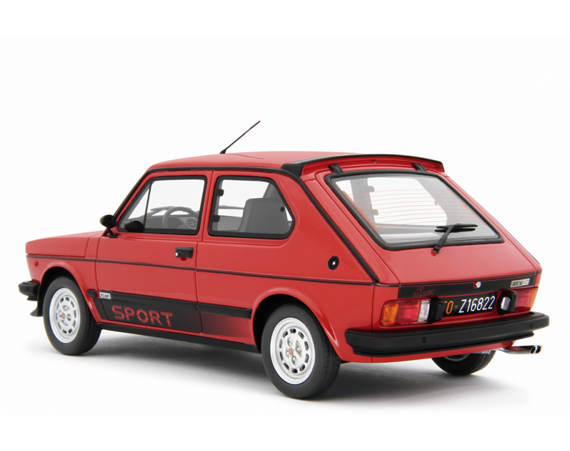 Fiat 127 Sport 70 HP 1981 Rosso 1:18 - 80005