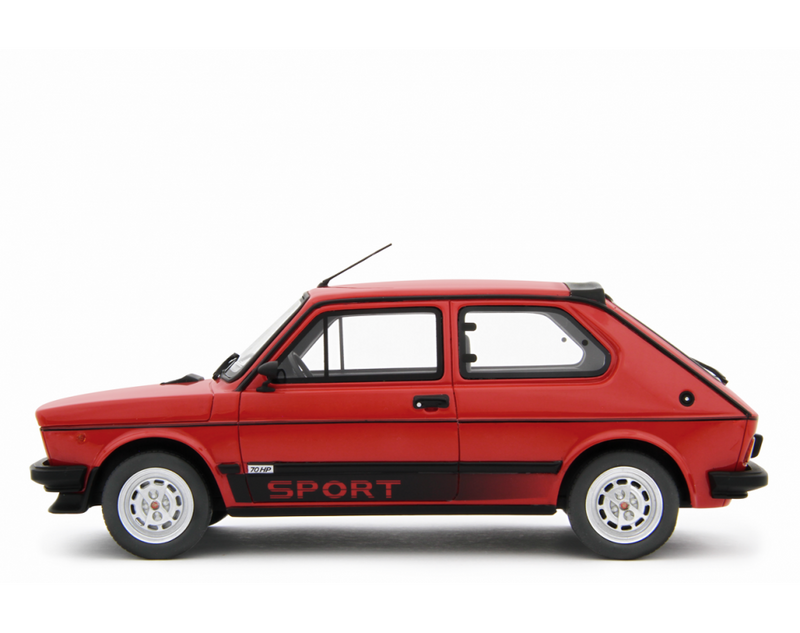 Fiat 127 Sport 70 HP 1981 Rosso 1:18 - 80006