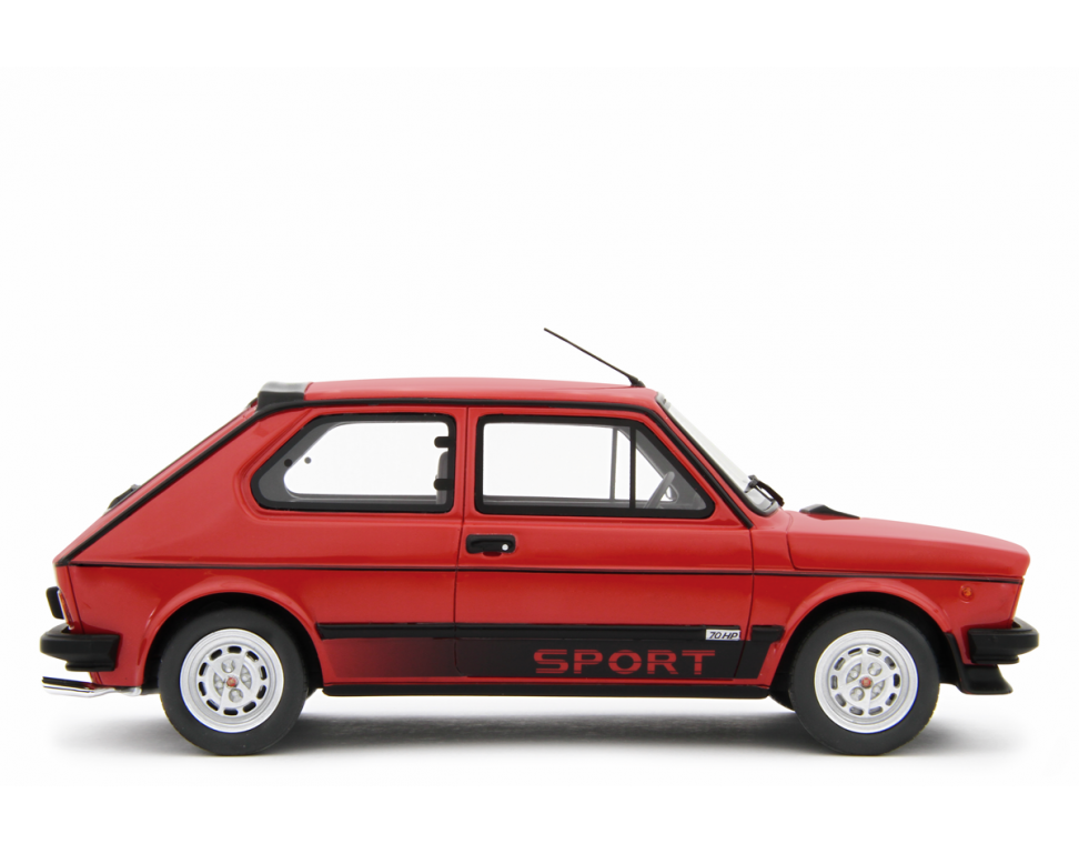 Fiat 127 Sport 70 HP 1981 Rosso 1:18 - 80007