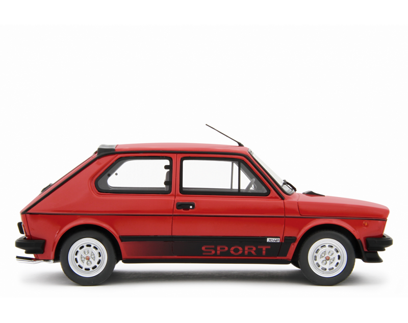 Fiat 127 Sport 70 HP 1981 Rosso 1:18 - 80007