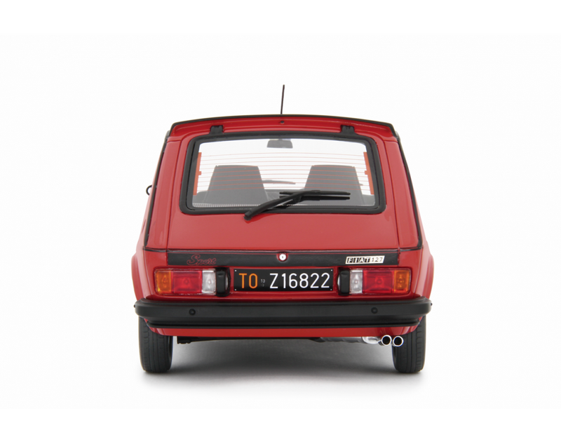 Fiat 127 Sport 70 HP 1981 Rosso 1:18 - 80008