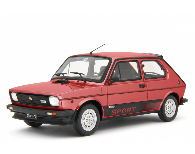 Fiat 127 Sport 70 HP 1981 Rosso Metallizzato 1:18 - 80017