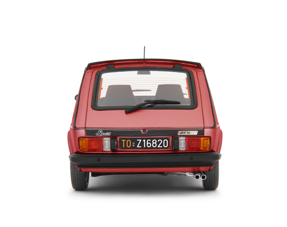 Fiat 127 Sport 70 HP 1981 Rosso Metallizzato 1:18 - 80026