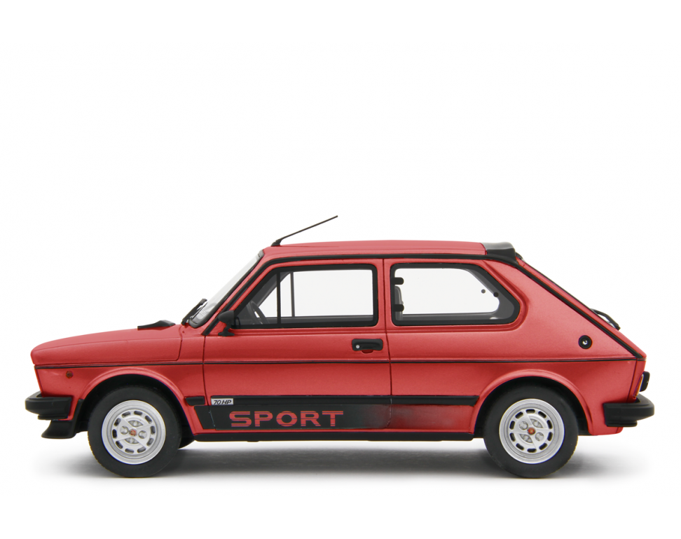 Fiat 127 Sport 70 HP 1981 Rosso Metallizzato 1:18 - 80027