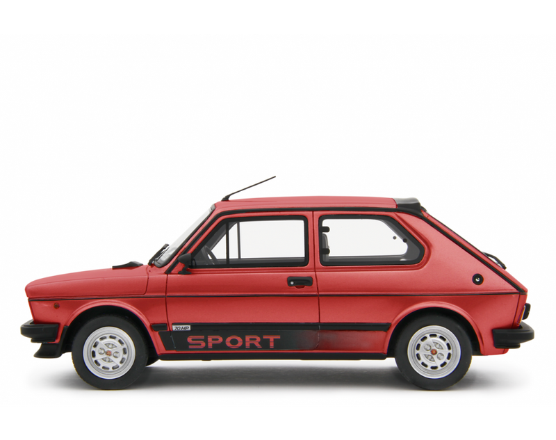 Fiat 127 Sport 70 HP 1981 Rosso Metallizzato 1:18 - 80027