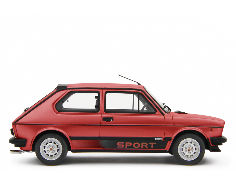 Fiat 127 Sport 70 HP 1981 Rosso Metallizzato 1:18 - 80028