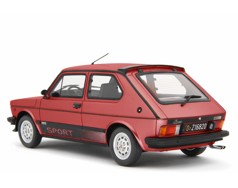 Fiat 127 Sport 70 HP 1981 Rosso Metallizzato 1:18 - 80029