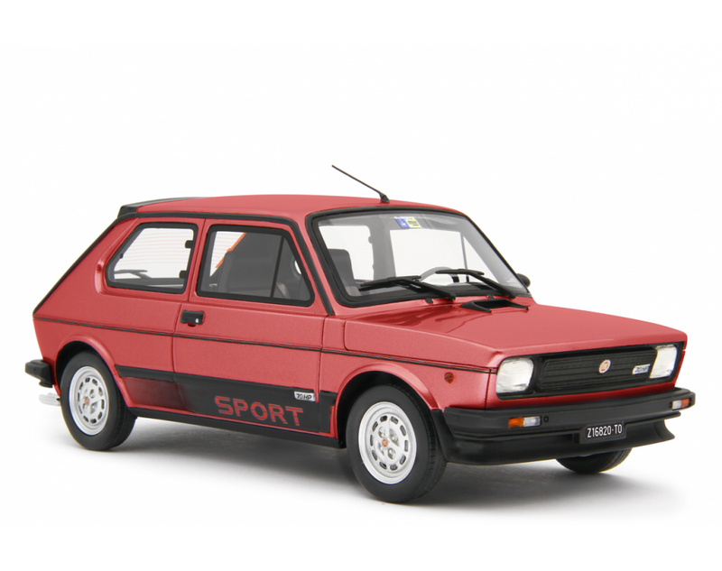 Fiat 127 Sport 70 HP 1981 Rosso Metallizzato 1:18 - 80030