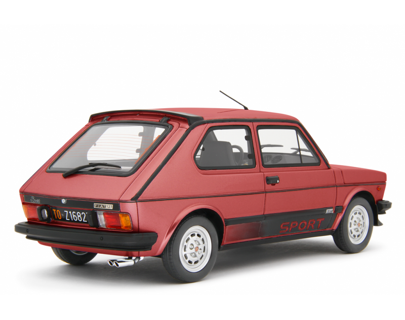 Fiat 127 Sport 70 HP 1981 Rosso Metallizzato 1:18 - 80031