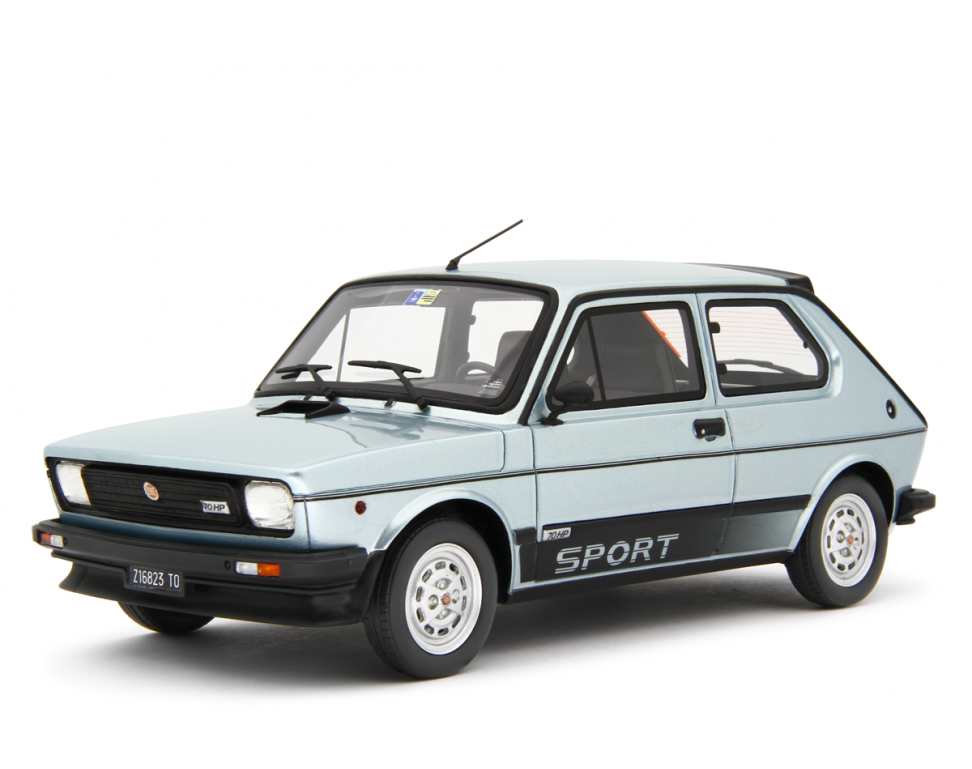 Fiat 127 Sport 70 HP 1981 Azzurro Ghiaccio Metallizzato 1:18 - 80032