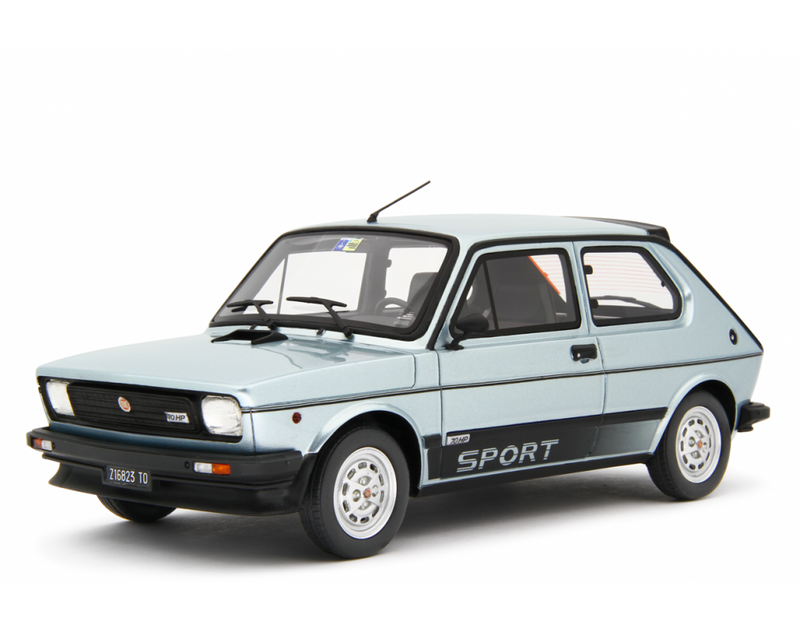 Fiat 127 Sport 70 HP 1981 Azzurro Ghiaccio Metallizzato 1:18 - 80032
