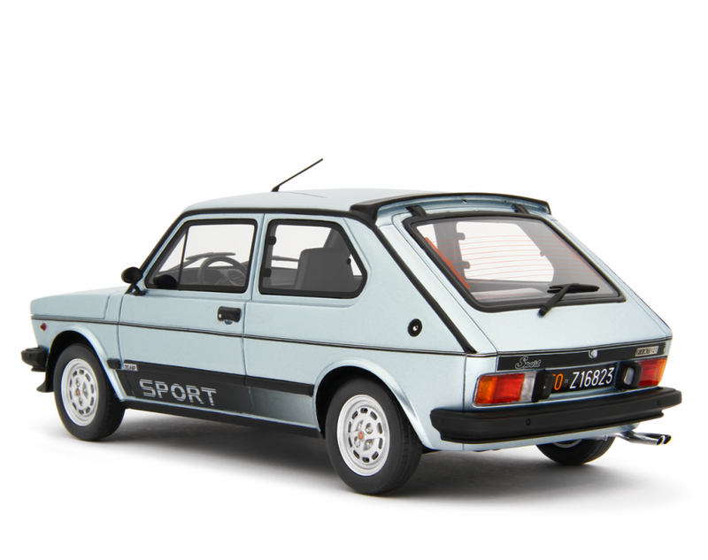 Fiat 127 Sport 70 HP 1981 Azzurro Ghiaccio Metallizzato 1:18 - 80033