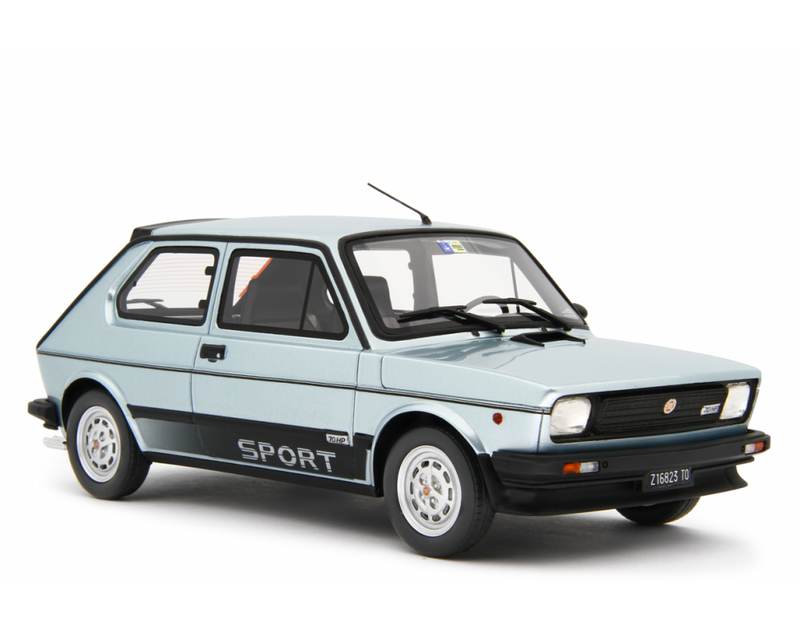 Fiat 127 Sport 70 HP 1981 Azzurro Ghiaccio Metallizzato 1:18 - 80034